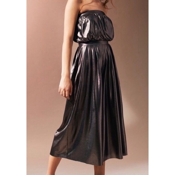 Urban Outfitters Pants - NWOT UO Shiny Pleated Jumpsuit XL